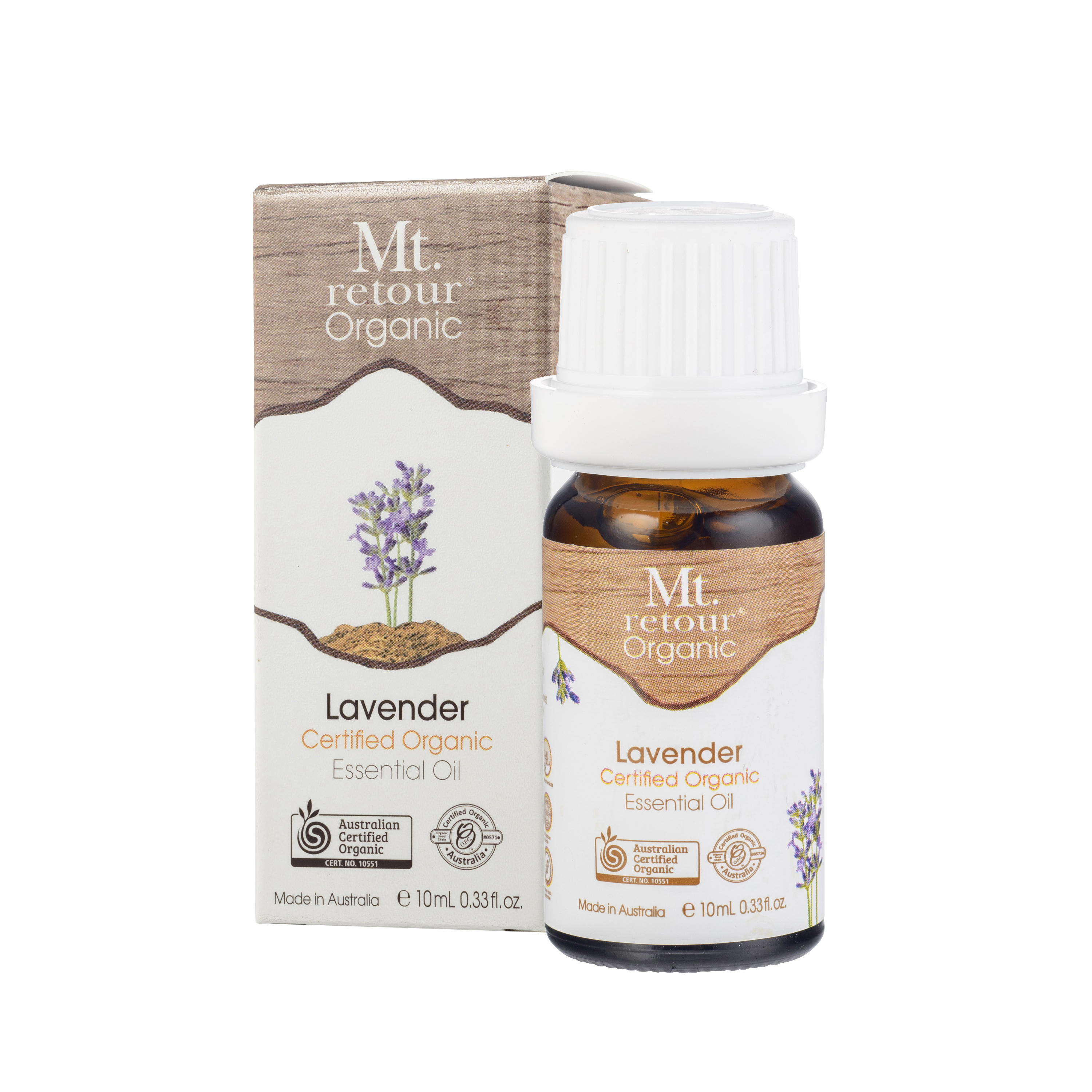 Lavender Certified Organic Essential Oil (MR02) 10mL