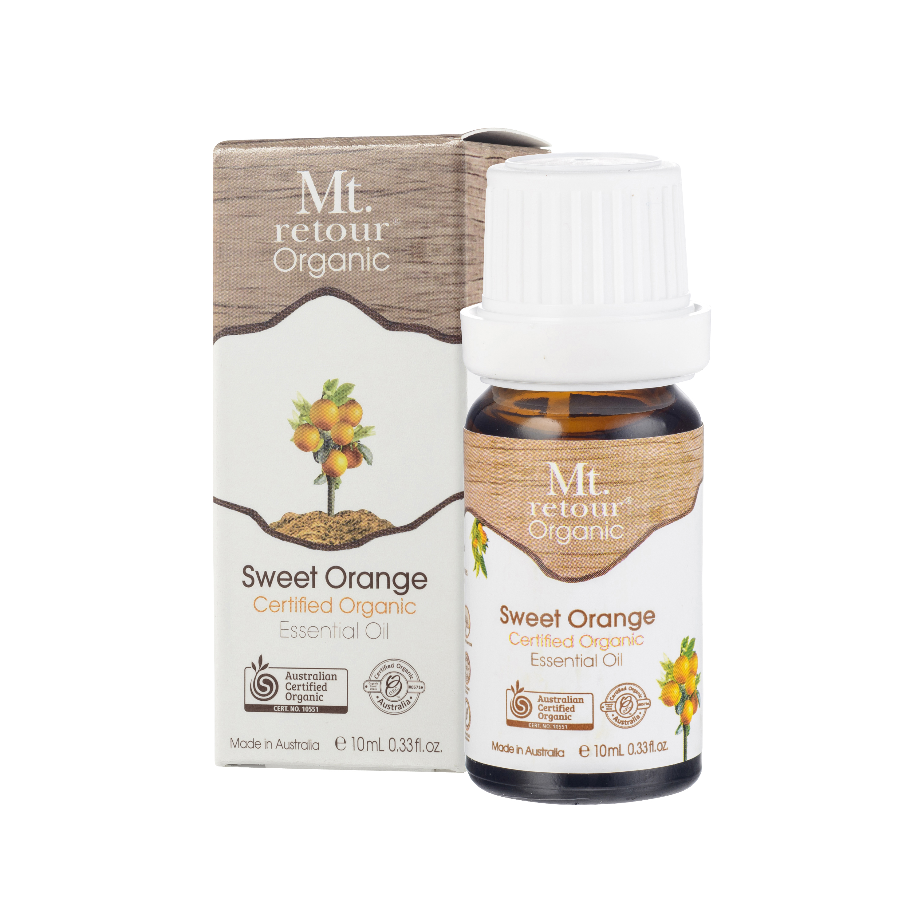 Sweet Orange Certified Organic Essential Oil (MR07) 10mL