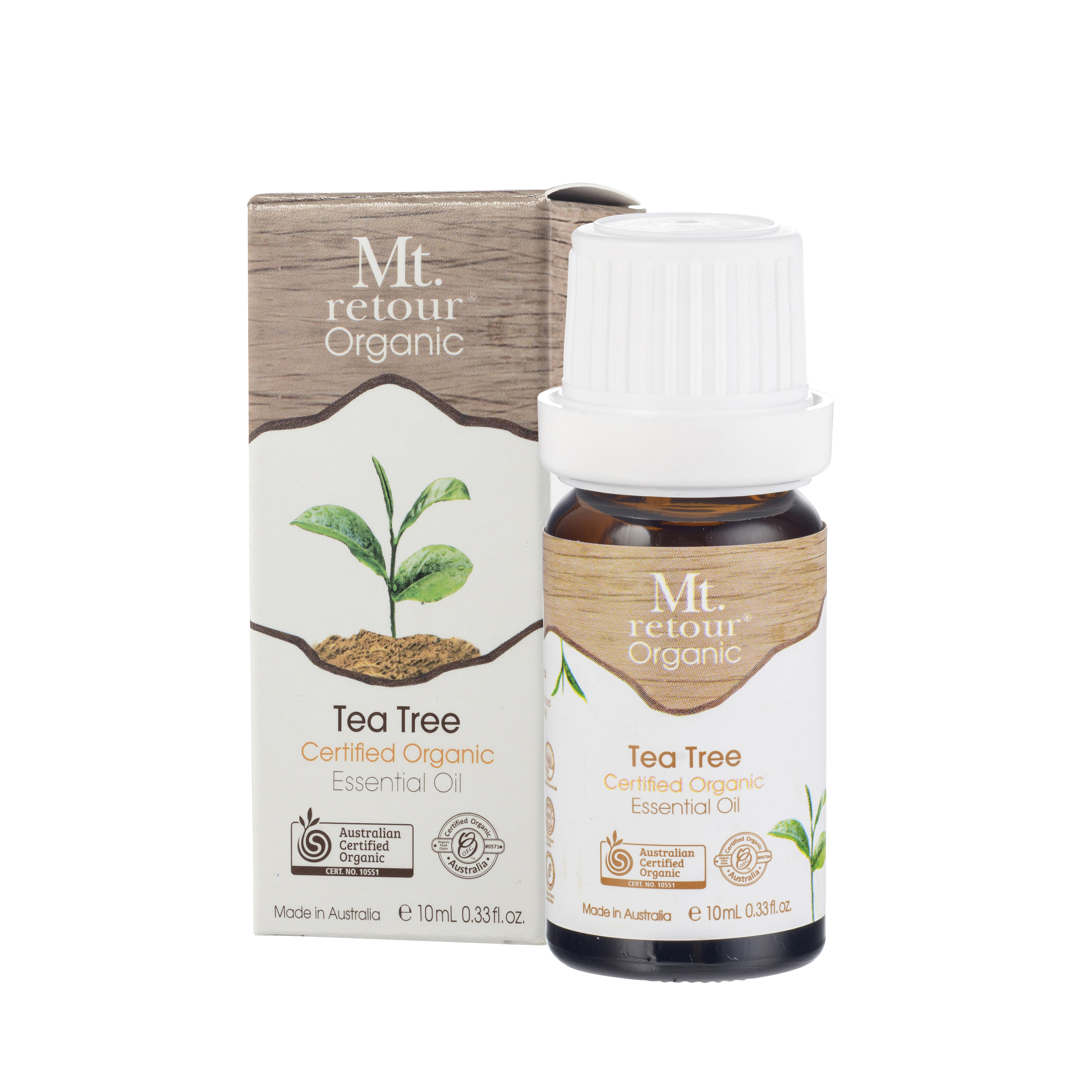 Tea Tree Certified Organic Essential Oil (MR08) 10mL