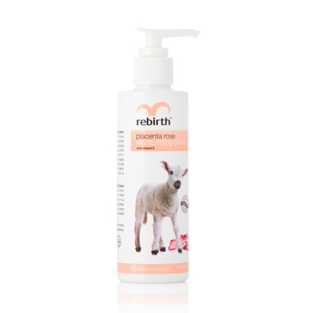 Rebirth Placenta Rose Moisturising Cream (RB32) 200mL - Image 3