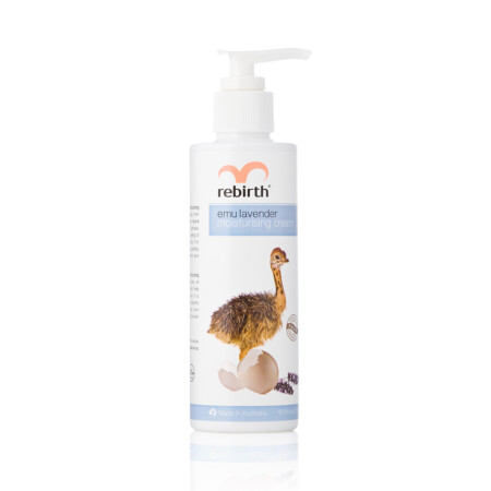 Rebirth Emu Lavender Moisturising Cream (RB33) 200mL - Image 2
