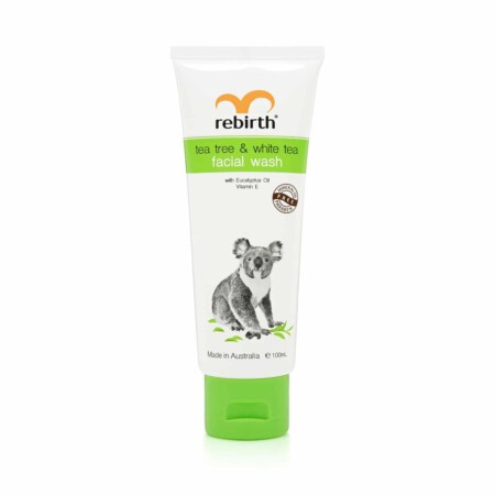 Rebirth Tea Tree & White Tea Facial Wash (RB34) Size 100ml - Image 2