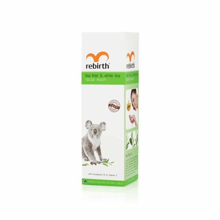 Rebirth Tea Tree & White Tea Facial Wash (RB34) Size 100ml - Image 3