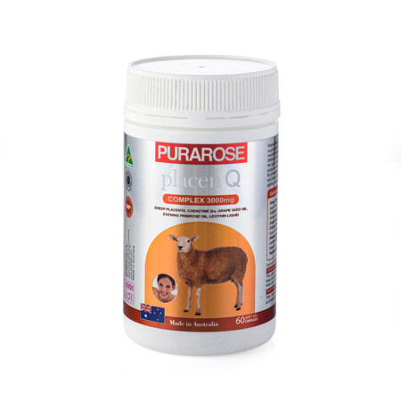 Placen Q Placenta Capsule Complex 3000mg  Red Capsule (PH02) 60c - Image 4