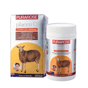 Placen Q Placenta Capsule Complex 3000mg  Red Capsule (PH02) 60c