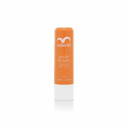 Rebirth Lanolin Lip Balm with Vitamin E & Apricot Oil (RB14) 3.7g (with sunscreen) - Image 2