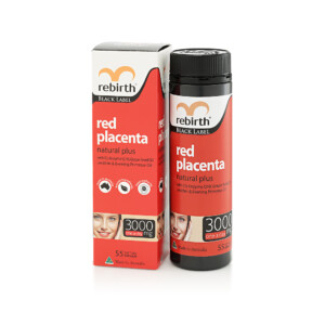 Rebirth Black Label Red Placenta Natural Plus 3000mg 55Capsules (RK02)