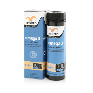 Rebirth Black Label Omega 3 1,000mg (RK03) 55 capsules