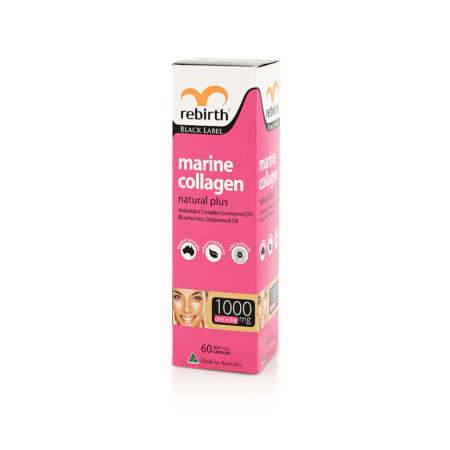 Rebirth Black Label Marine Collagen Complex 1000mg (RK06) 60 Capsules - Image 3