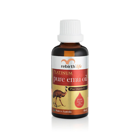 Rebirth Platinum Pure Emu Oil plus Vitamin E (RL30) 50mL - Image 2