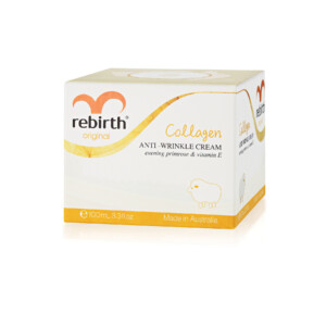 Rebirth Collagen Anti-Wrinkle Cream with with EPO & Vit E 100mL (RB06) - Image 3