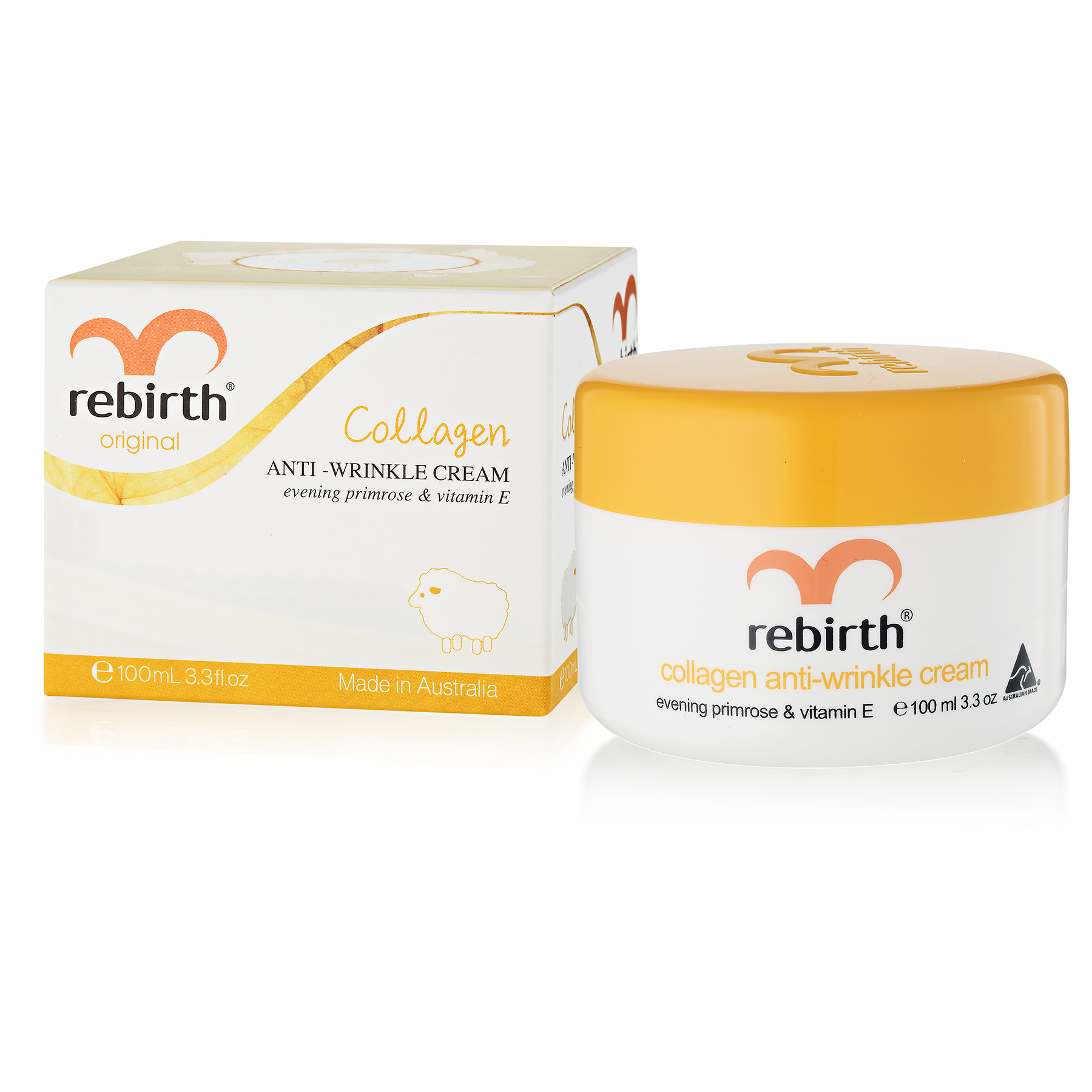 Rebirth Collagen Anti-Wrinkle Cream with with EPO & Vit E 100mL (RB06)